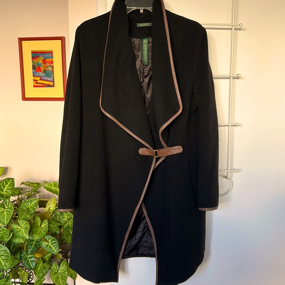 Ralph Lauren Women’s Wool Buckle Coat